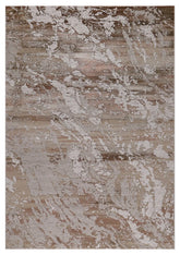 Premium Aurora Abstract Marble Effect Copper Rug – Modern Living Room Rug